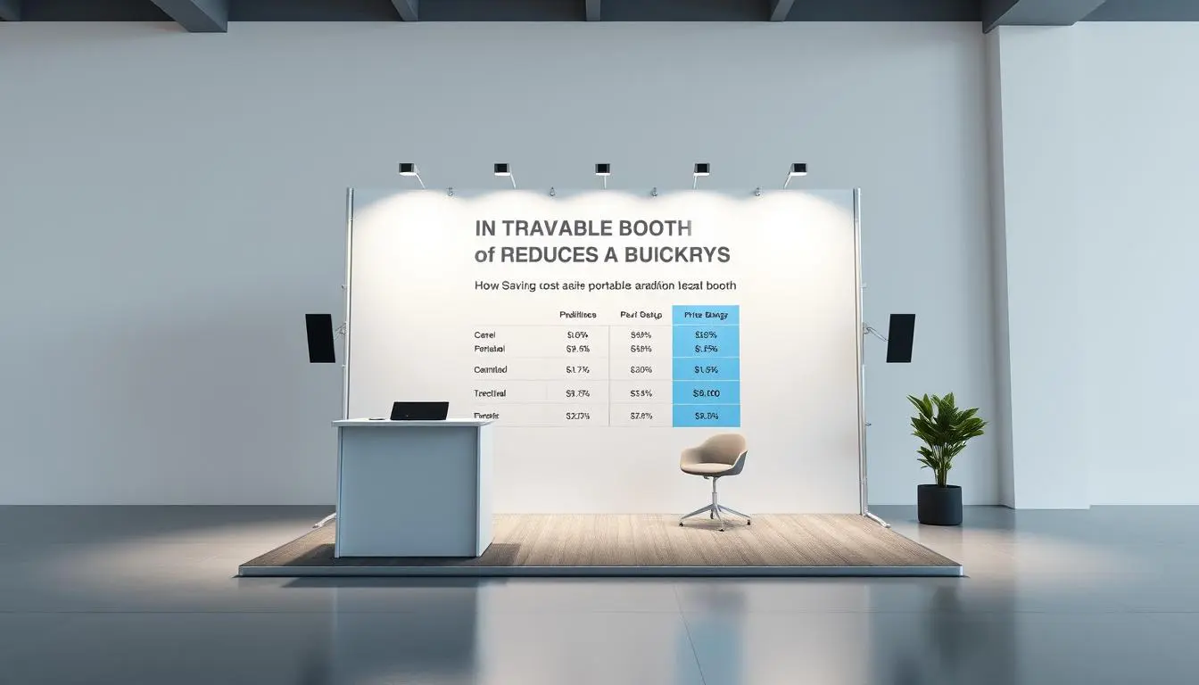 portable booth cost savings